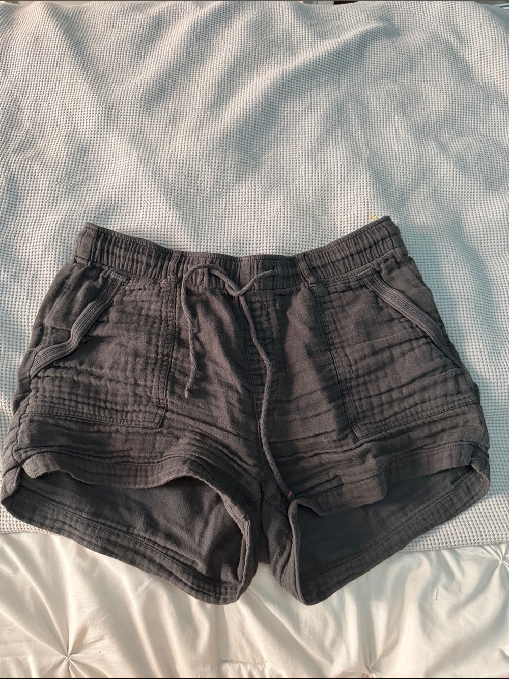 Old Navy Charcoal Drawstring Athletic Shorts